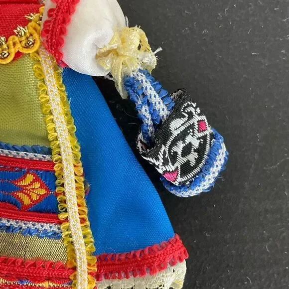 Vintage Russian Nesting Doll Matryoshka Wooden Hand Painted 5" Tall Christmas - Picture 4 of 9